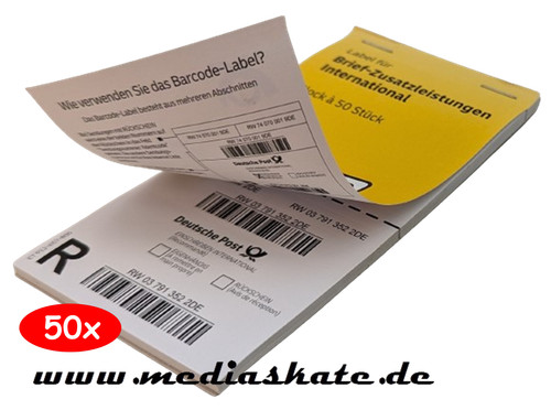 Einschreiben label - einschreiben,
