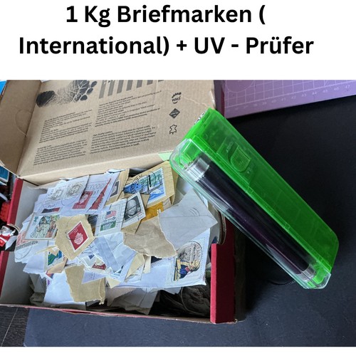1kg briefmarken lot - 1kg,