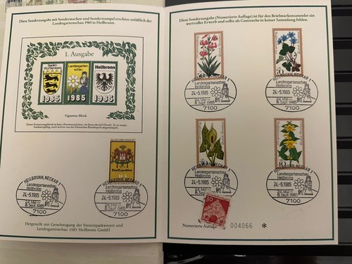 Briefmarken album - album,