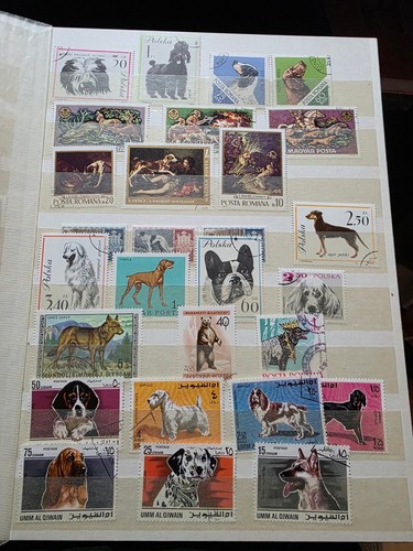 Briefmarken albumseite - briefmarken,