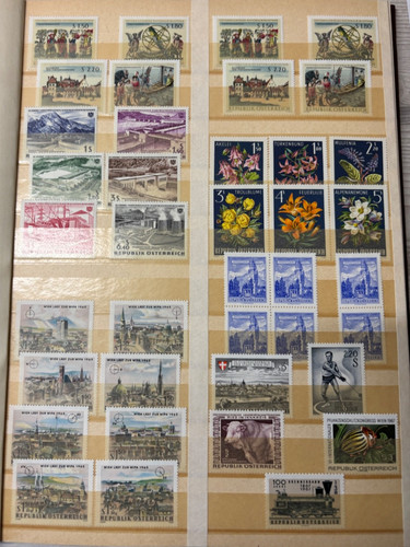 Briefmarken album aus - briefmarken,