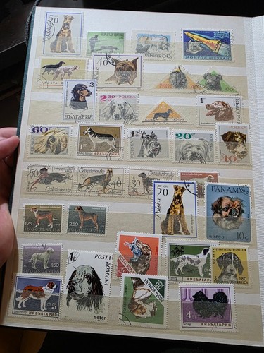 Briefmarken albumseite - briefmarken,